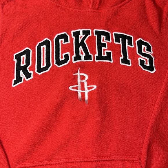 NBA Houston Rockets Red Hoodie Size Large - Picture 2 of 6